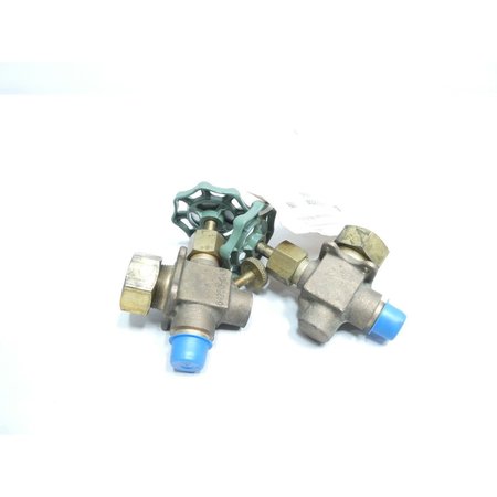 PENBERTHY Set Of 2 1/2In X 3/4In Gagecock Manual Bronze Other Valve N7A 11294873